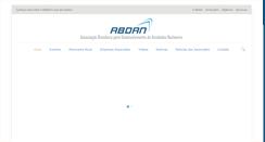 Desktop Screenshot of abdan.org.br